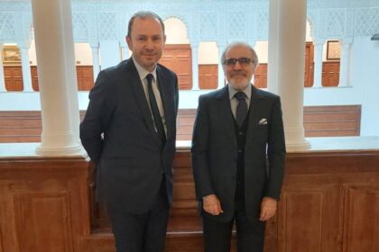 Le wali de Bank Al-Maghrib, Abdellatif Jouahri, s’entretient avec l’ambassadeur de France à Rabat
